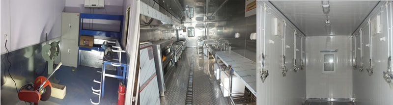 野營房車間、廚房、浴室