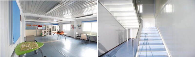 打包式箱房樓梯、活動(dòng)室